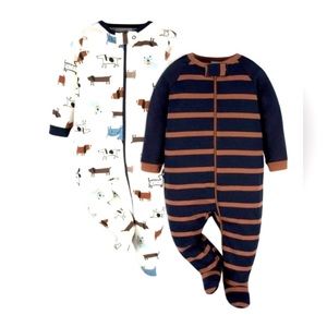 Gerber Baby Boy Sleep N Play 2 Pack Sleeper